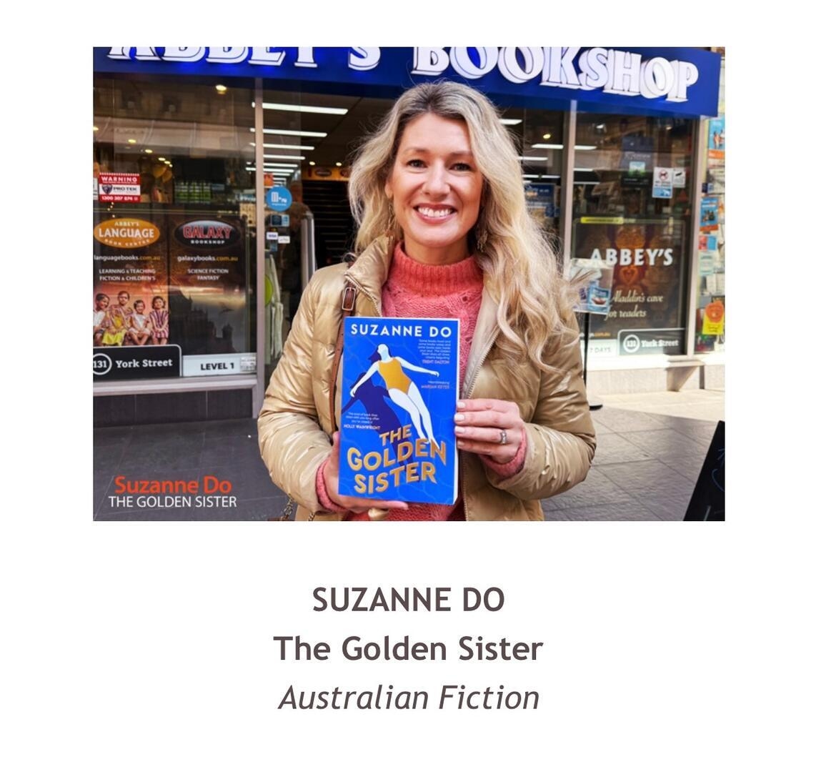 The classic author photo at Abbeys on York St, Sydney!-Suzanne Do