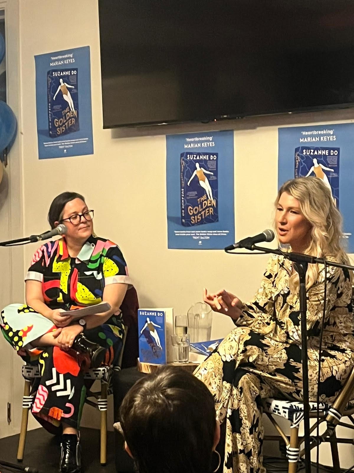 In conversation with author Hayley Scrivenor at the Thirroul book launch-Suzanne Do