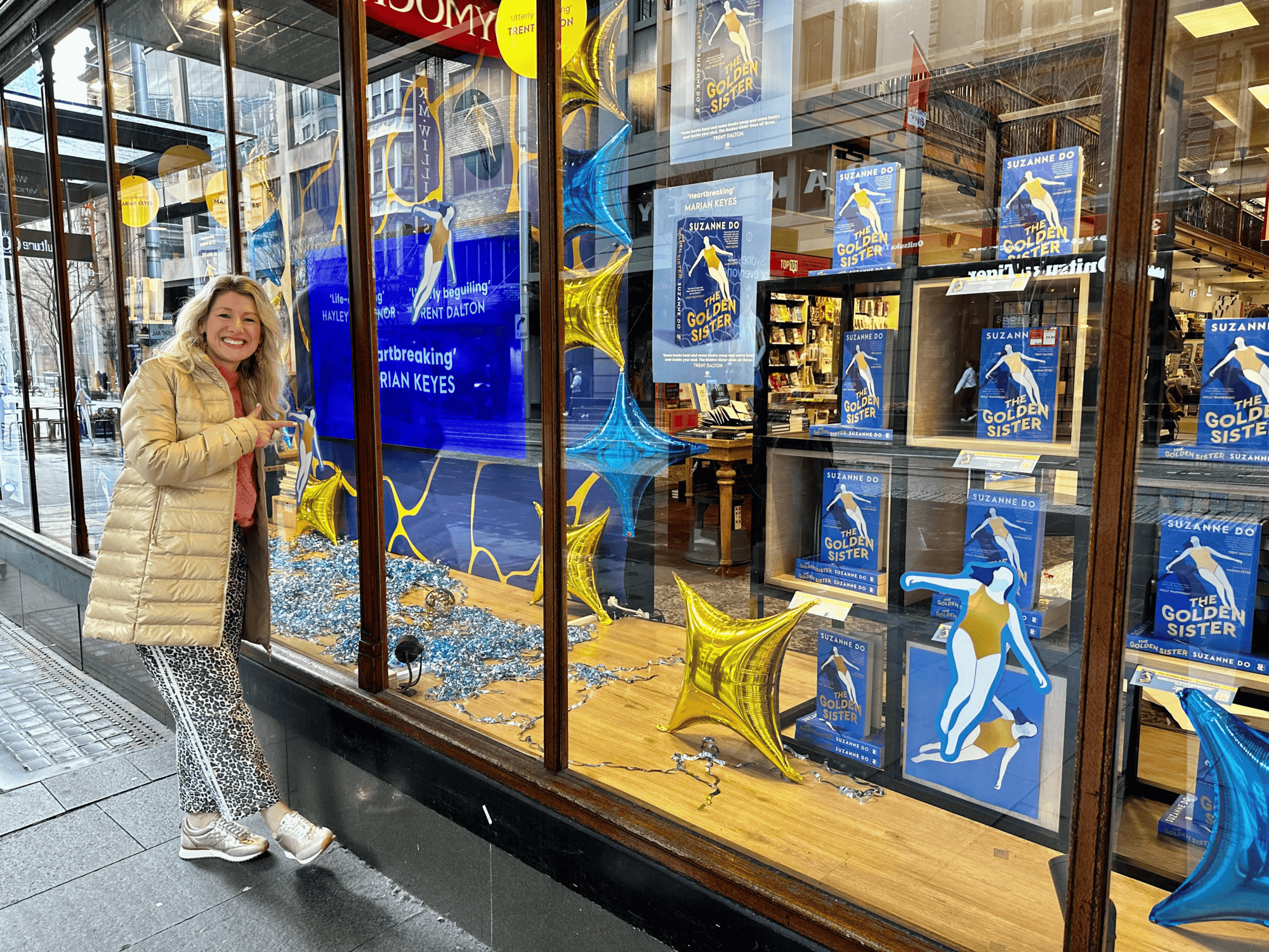 The Dymocks George Street front window display-Suzanne Do
